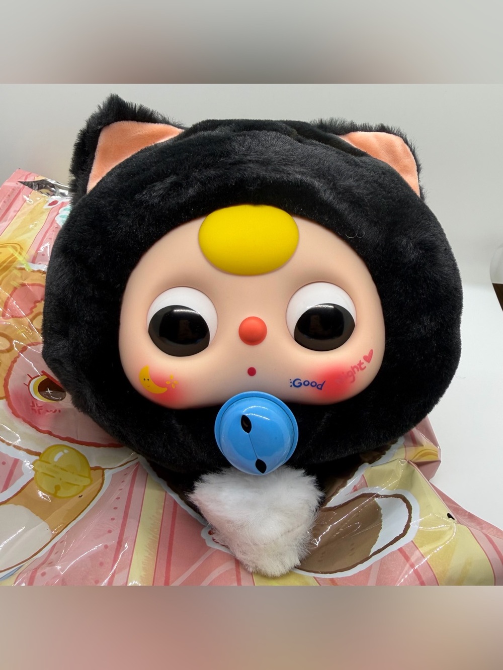 BB3 Fortune Cat Zipper Bag Confirmed Black Cat
